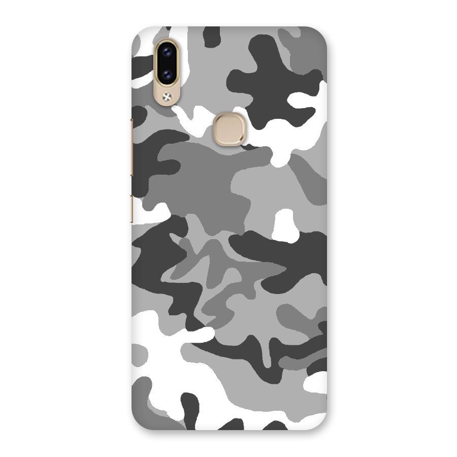 Grey Military Back Case for Vivo V9 Youth