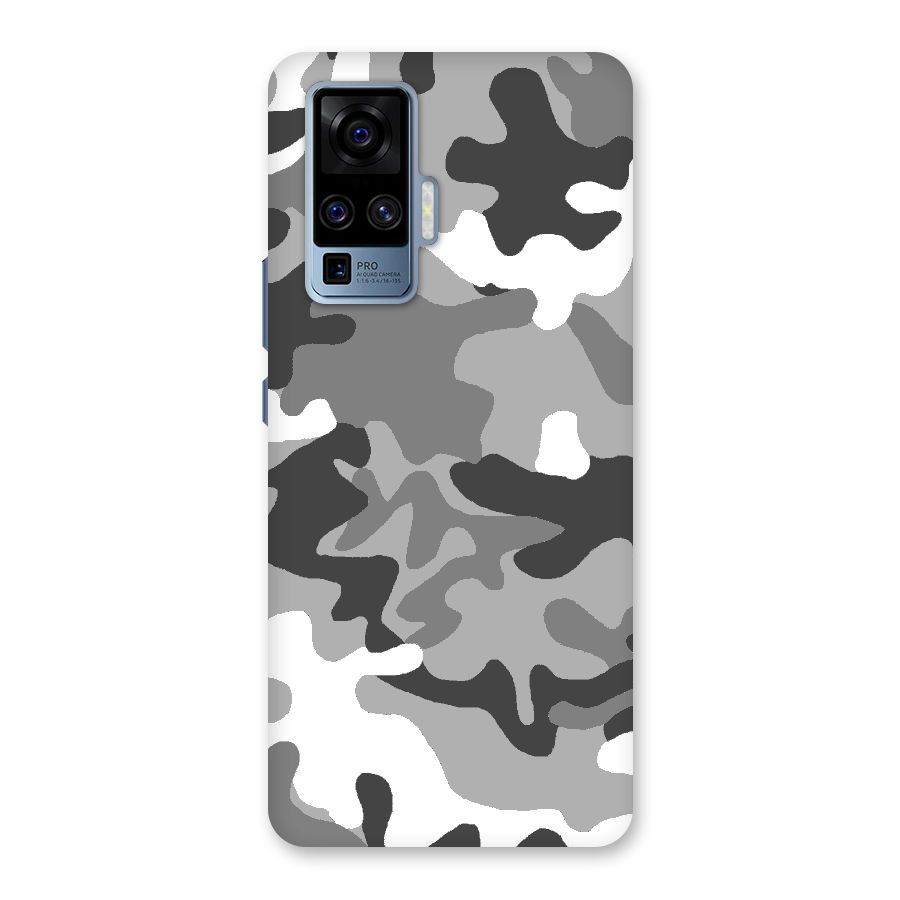 Grey Military Back Case for Vivo X50 Pro