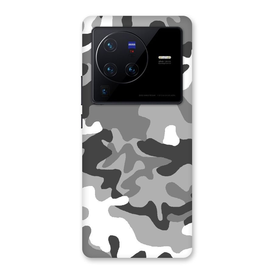Grey Military Back Case for Vivo X80 Pro