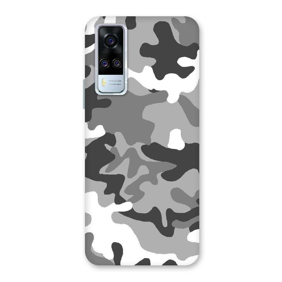 Grey Military Back Case for Vivo Y31