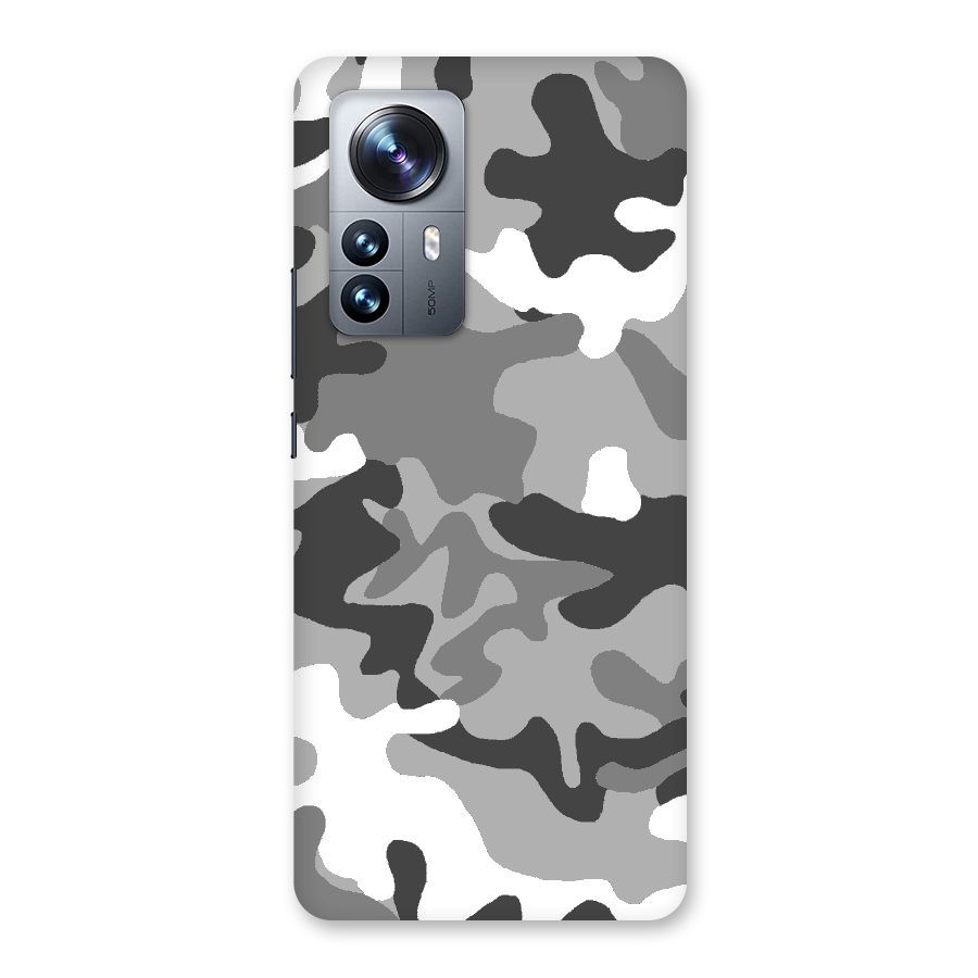 Grey Military Back Case for Xiaomi 12 Pro