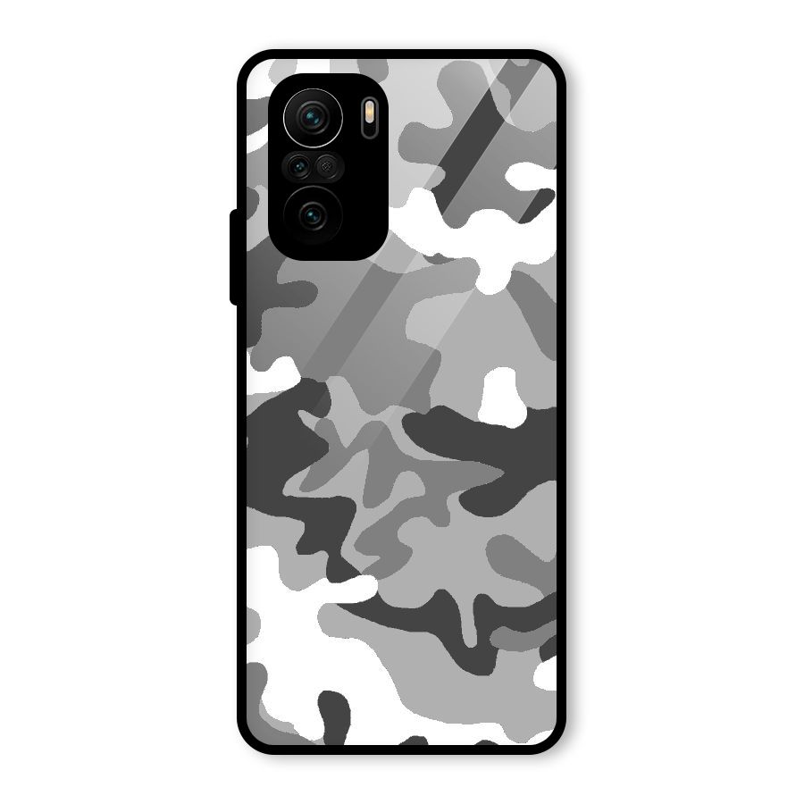 Grey Military Glass Back Case for Mi 11x