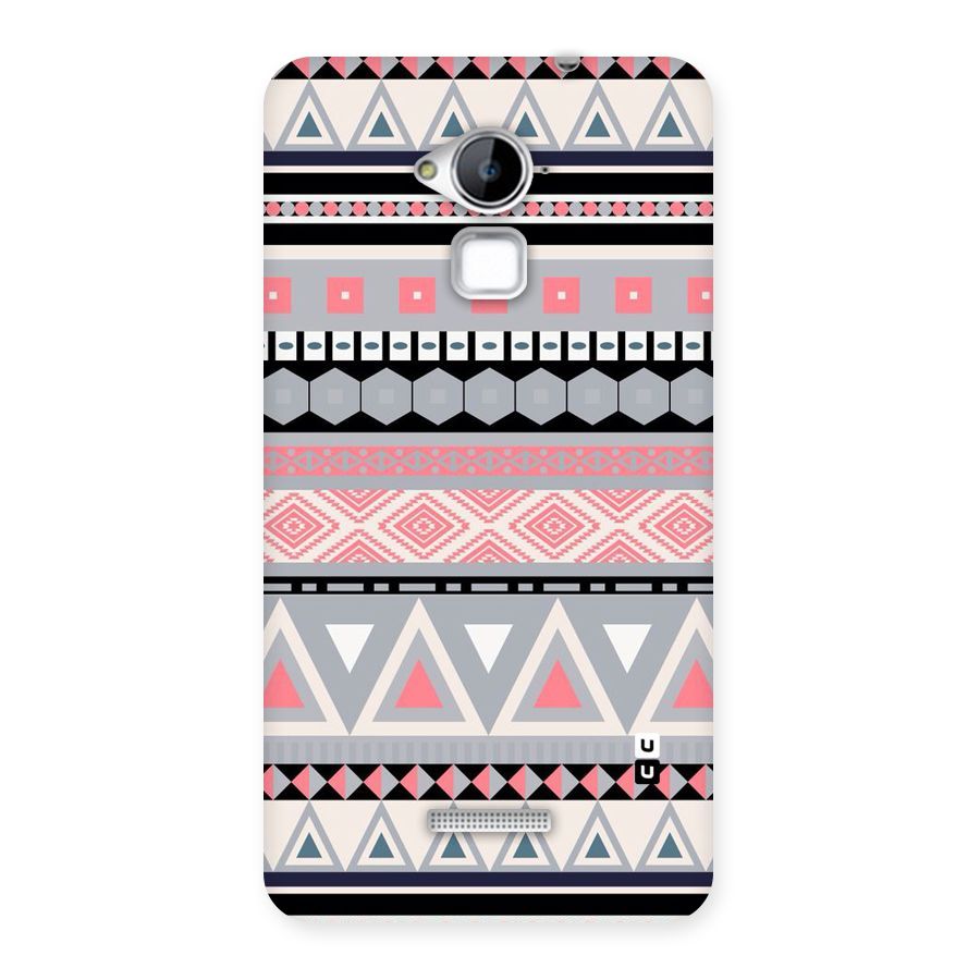Grey Pink Pattern Back Case for Coolpad Note 3