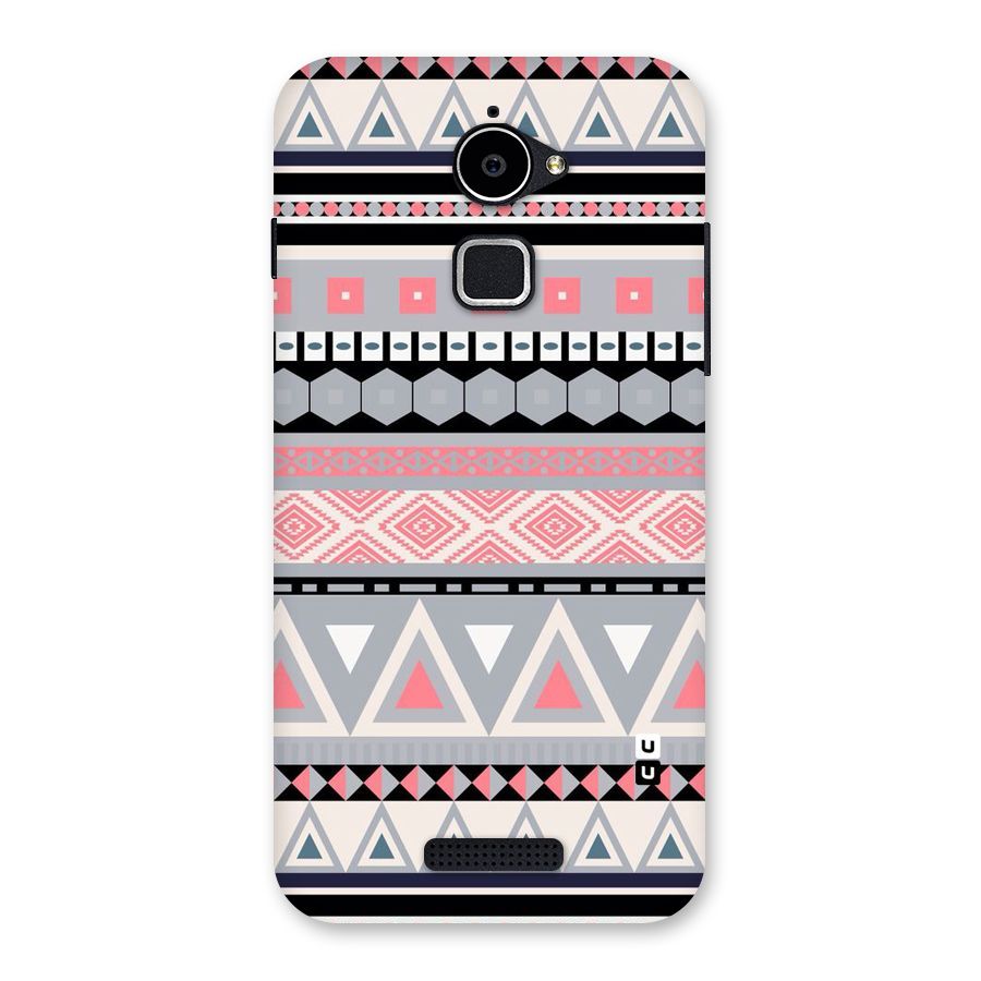 Grey Pink Pattern Back Case for Coolpad Note 3 Lite