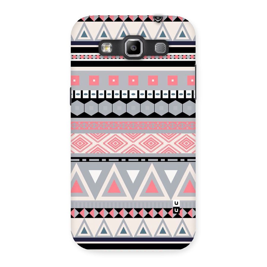 Grey Pink Pattern Back Case for Galaxy Grand Quattro