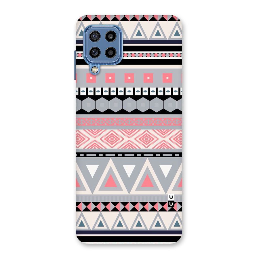 Grey Pink Pattern Back Case for Galaxy M32
