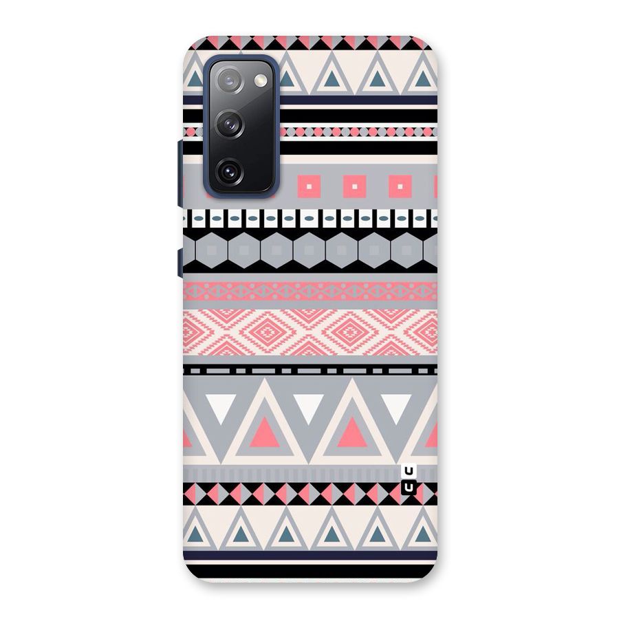 Grey Pink Pattern Back Case for Galaxy S20 FE