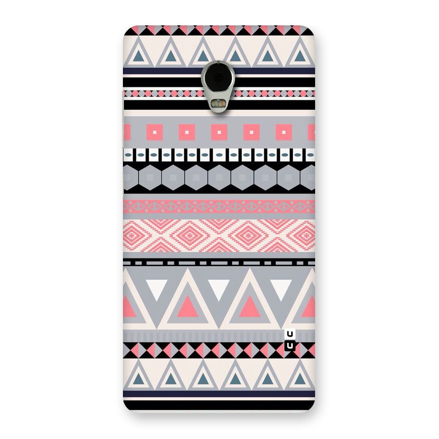 Grey Pink Pattern Back Case for Lenovo Vibe P1