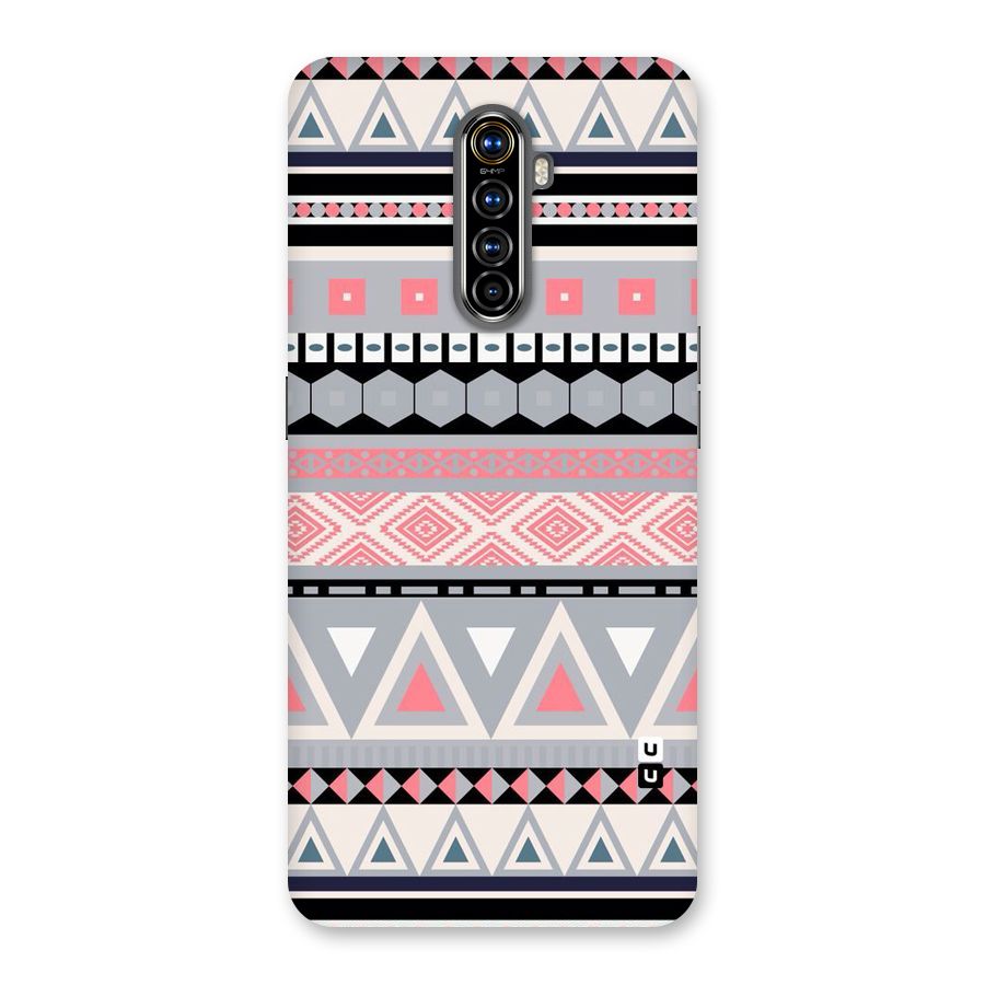 Grey Pink Pattern Back Case for Realme X2 Pro