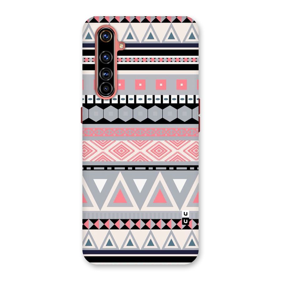 Grey Pink Pattern Back Case for Realme X50 Pro