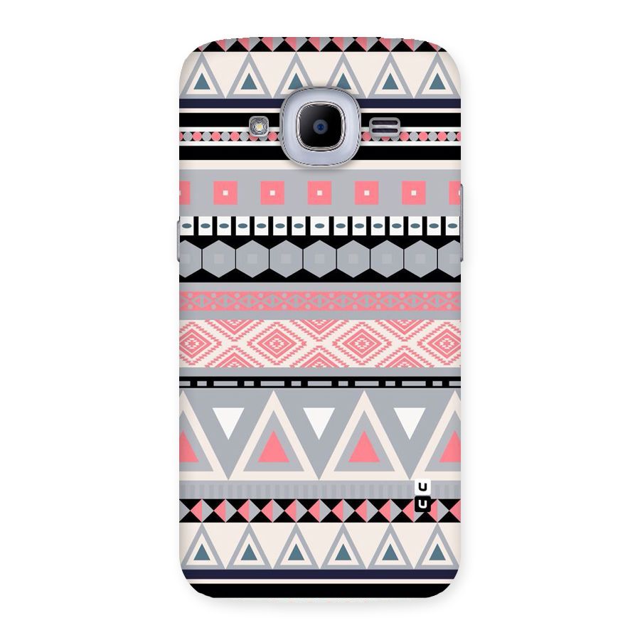 Grey Pink Pattern Back Case for Samsung Galaxy J2 2016