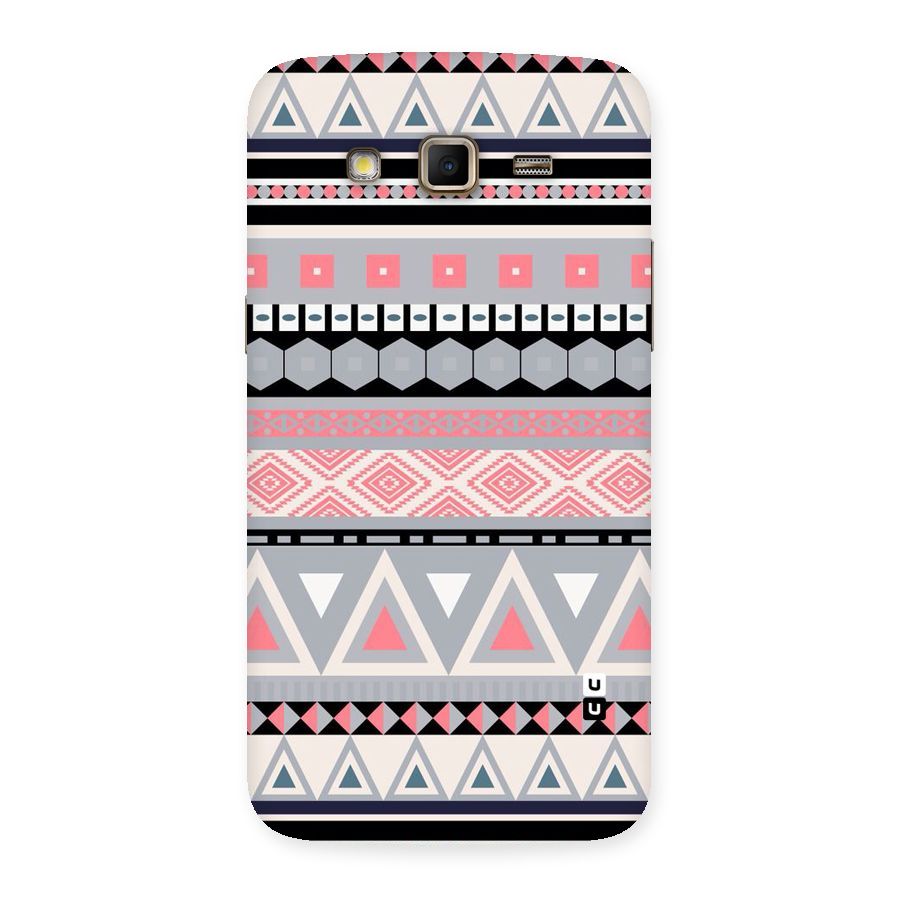 Grey Pink Pattern Back Case for Samsung Galaxy Grand 2