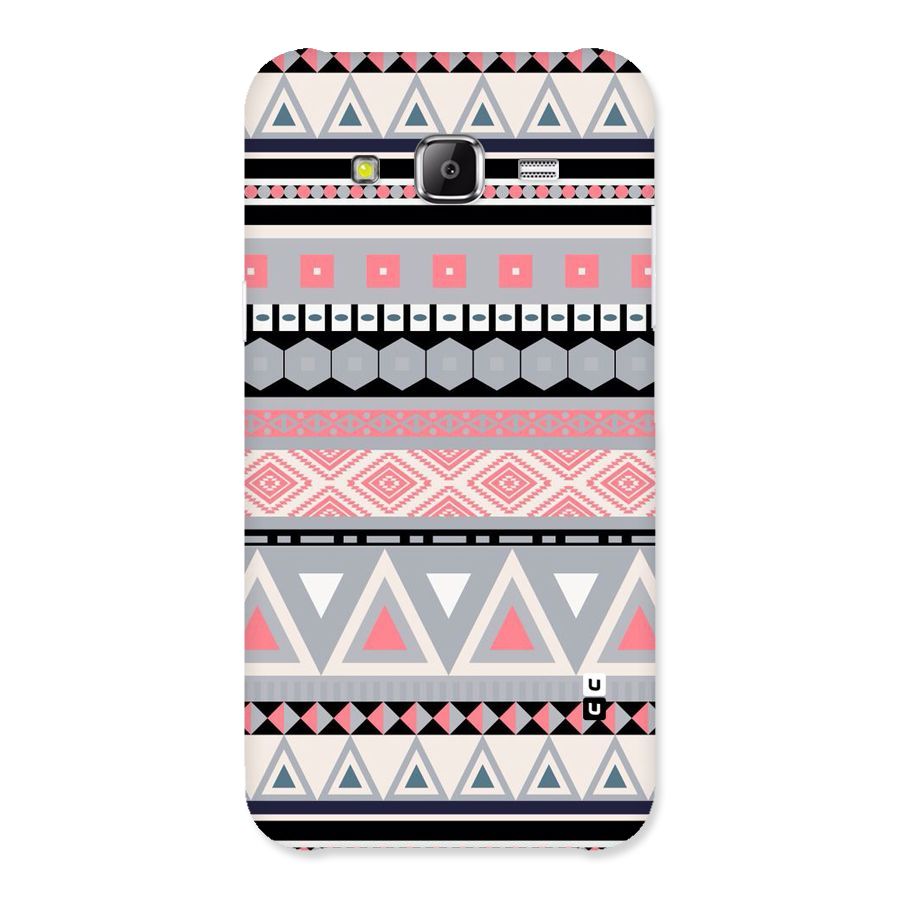 Grey Pink Pattern Back Case for Samsung Galaxy J2 Prime