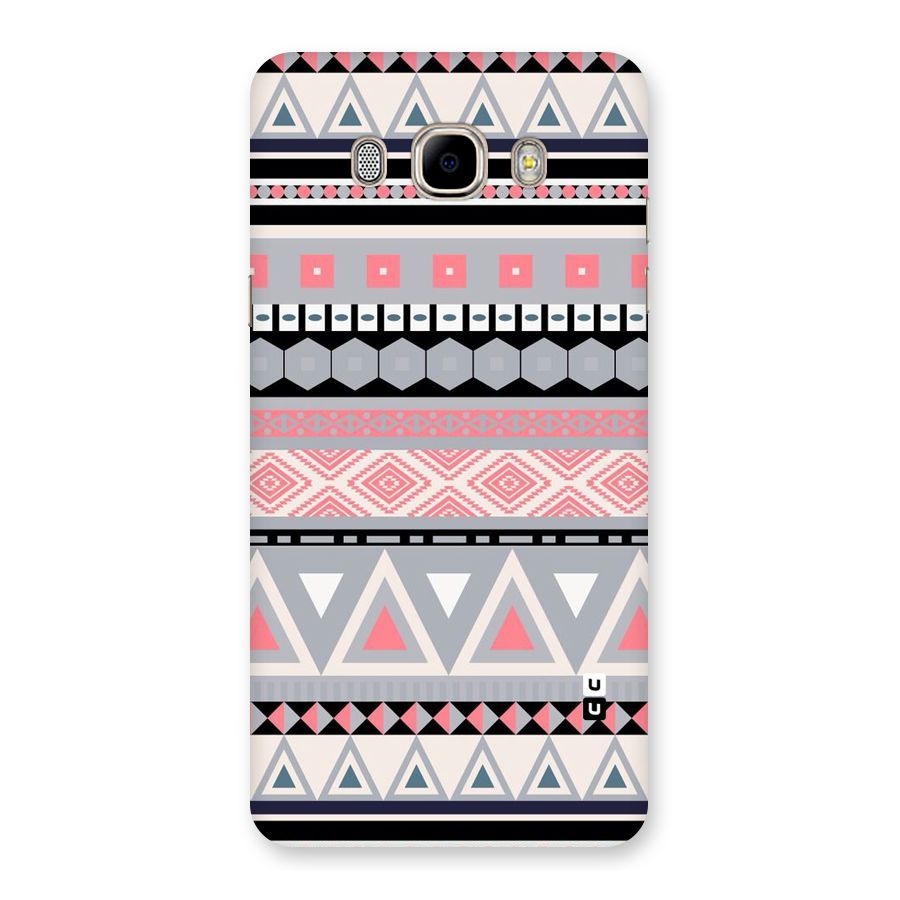 Grey Pink Pattern Back Case for Samsung Galaxy J7 2016