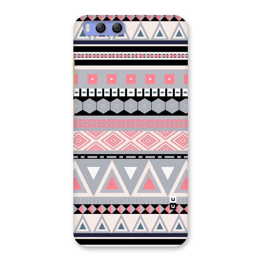 Grey Pink Pattern Back Case for Xiaomi Mi 6