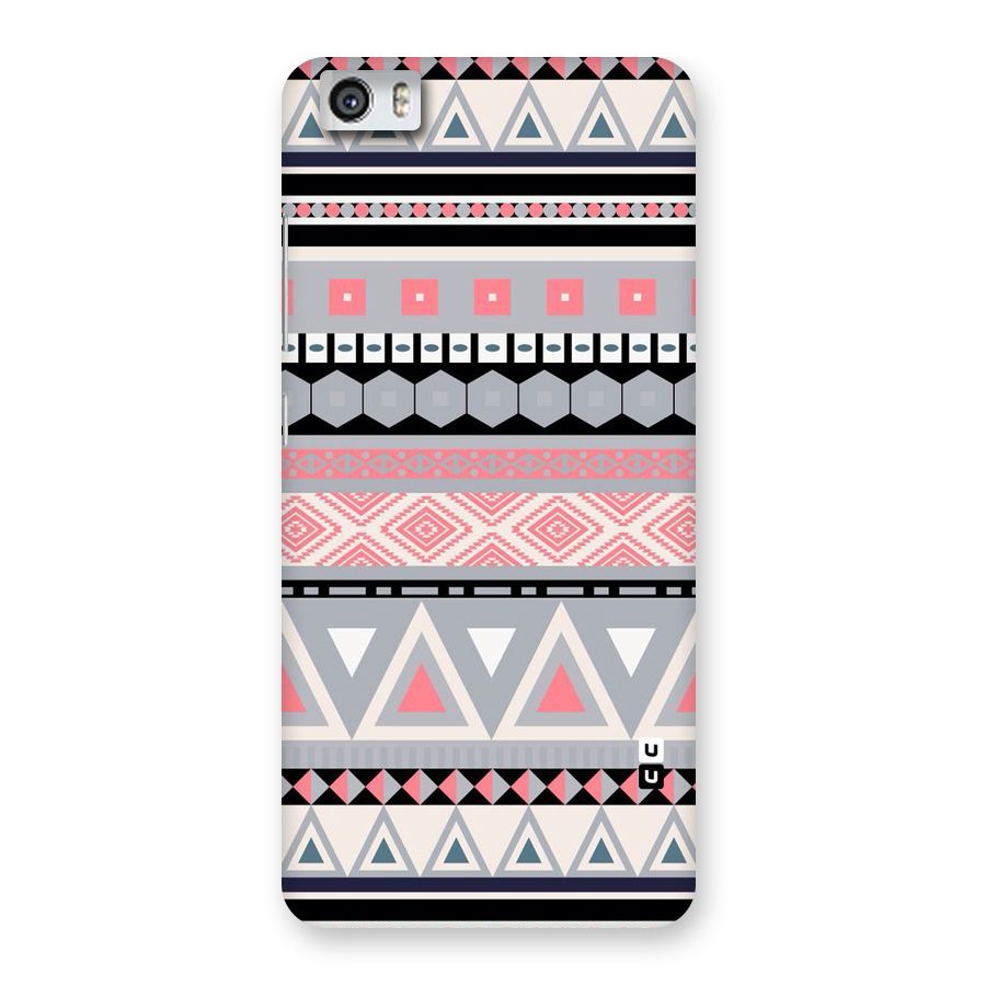 Grey Pink Pattern Back Case for Xiaomi Redmi Mi5