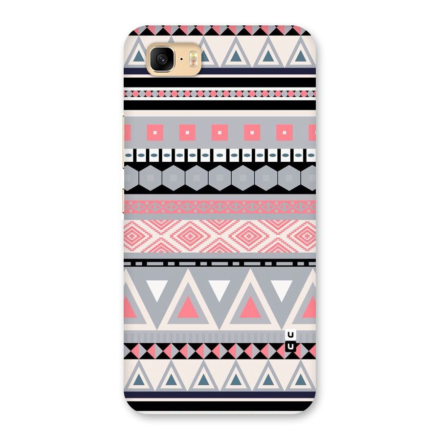 Grey Pink Pattern Back Case for Zenfone 3s Max