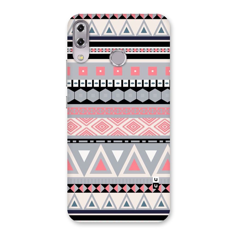 Grey Pink Pattern Back Case for Zenfone 5Z