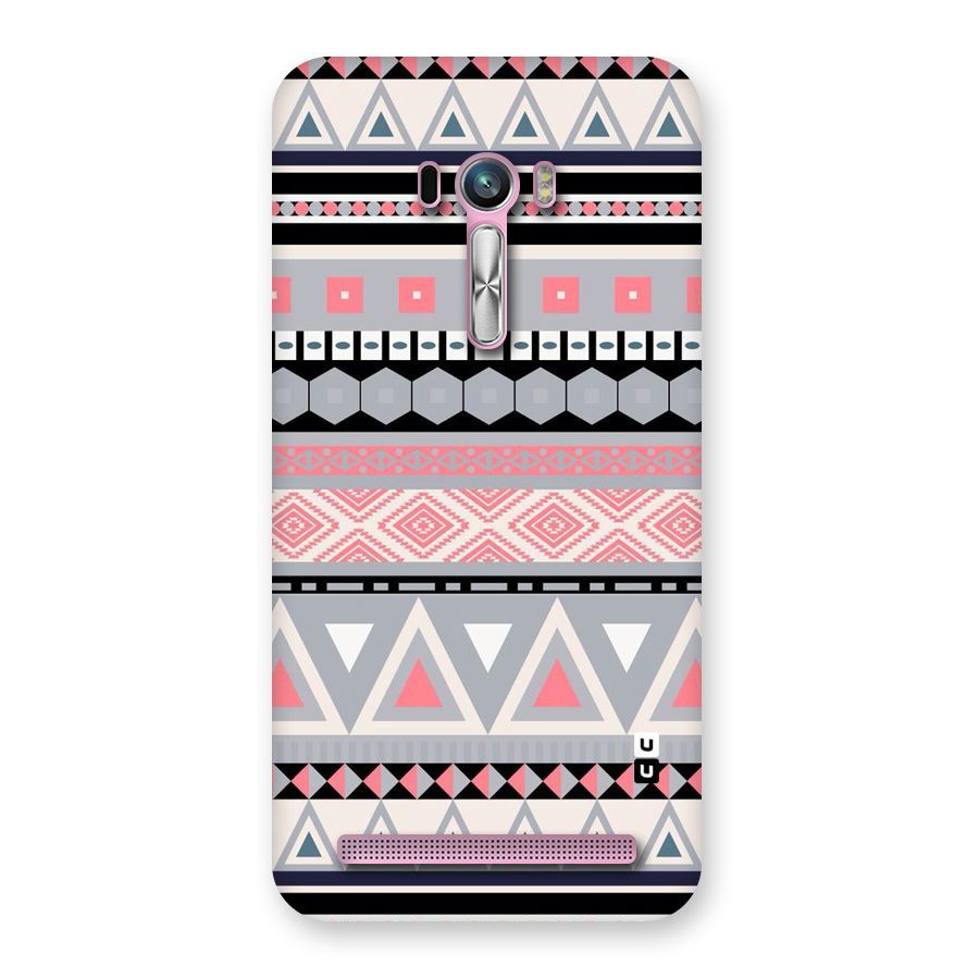 Grey Pink Pattern Back Case for Zenfone Selfie