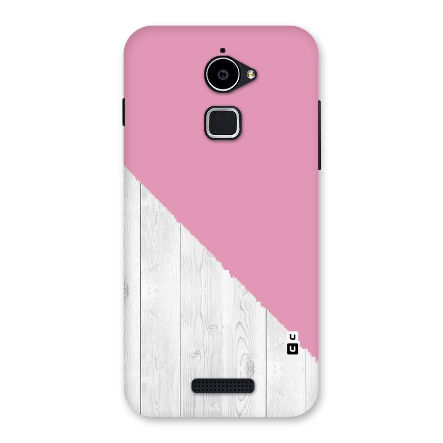 Grey Pink Wooden Design Back Case for Coolpad Note 3 Lite