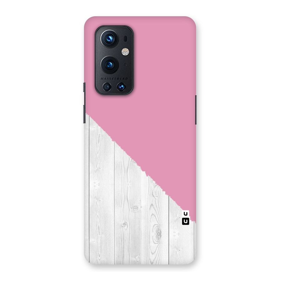 Grey Pink Wooden Design Back Case for OnePlus 9 Pro