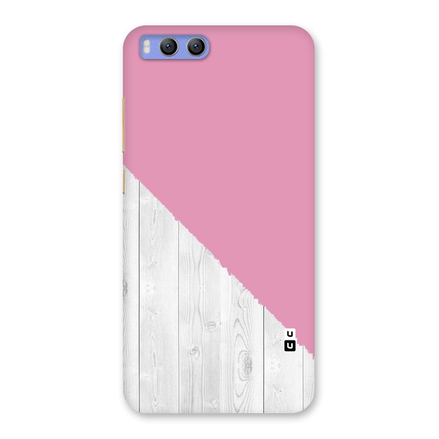 Grey Pink Wooden Design Back Case for Xiaomi Mi 6
