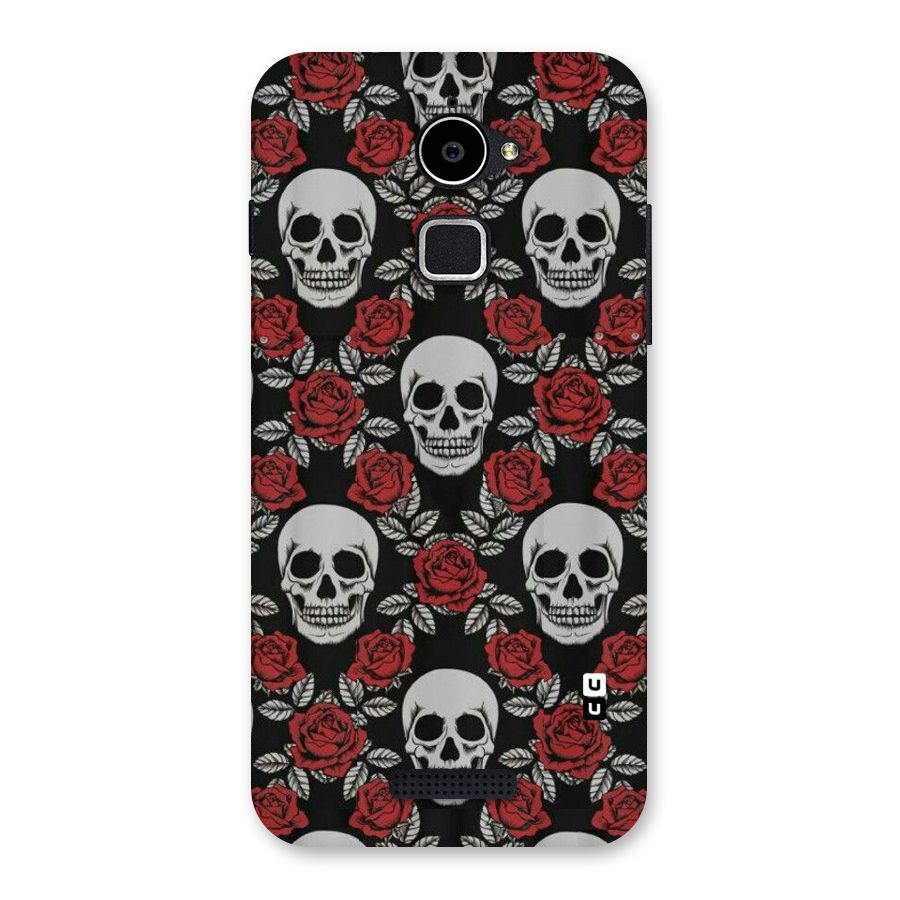 Grey Skulls Back Case for Coolpad Note 3 Lite