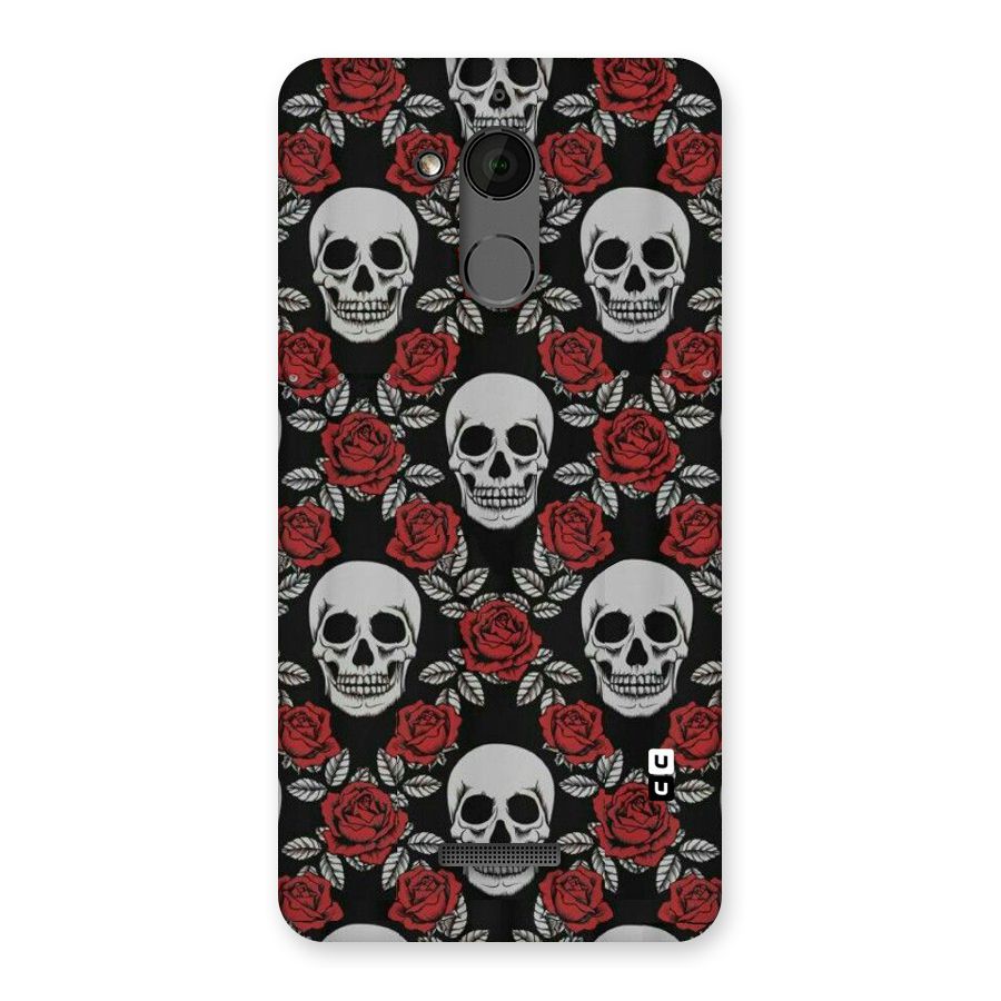 Grey Skulls Back Case for Coolpad Note 5