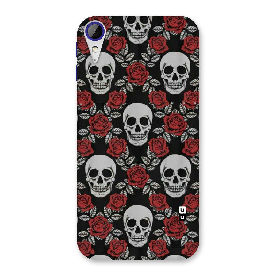 Grey Skulls Back Case for Desire 830