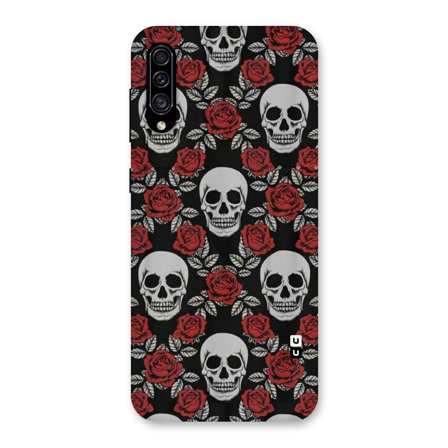 Grey Skulls Back Case for Galaxy A30s