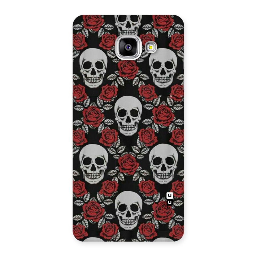 Grey Skulls Back Case for Galaxy A5 2016