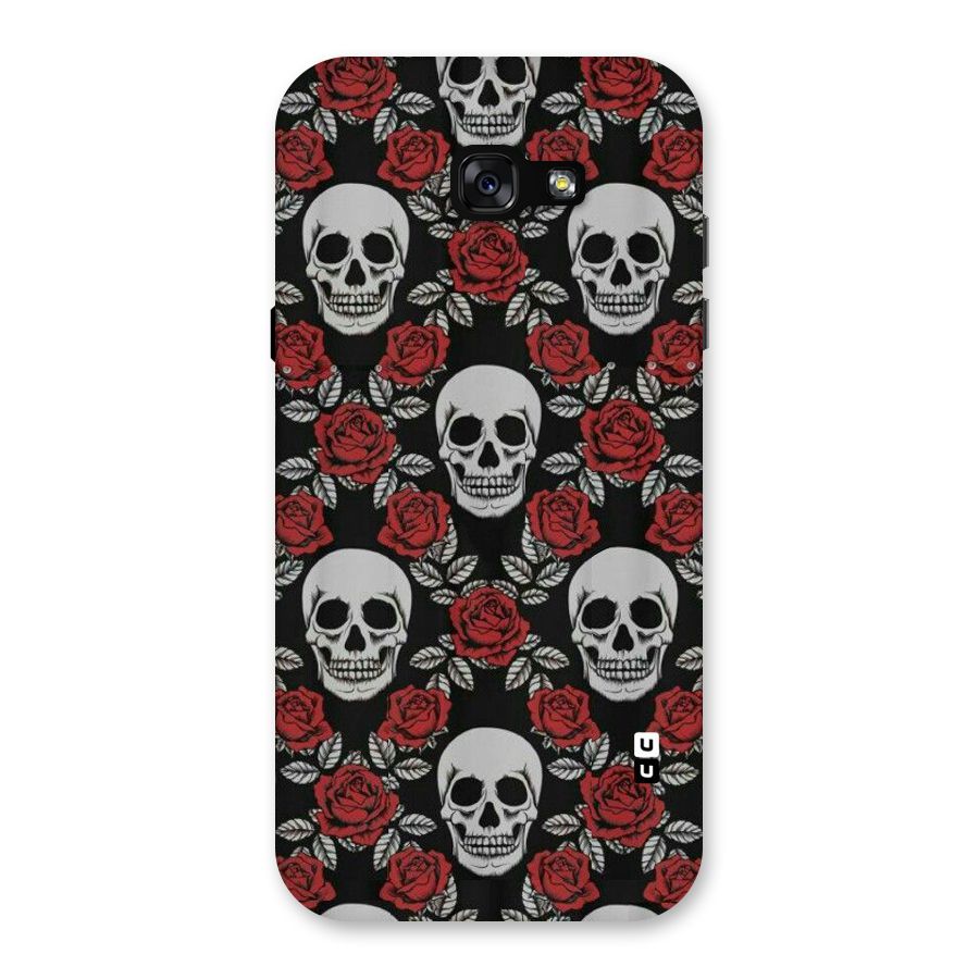 Grey Skulls Back Case for Galaxy A7 (2017)