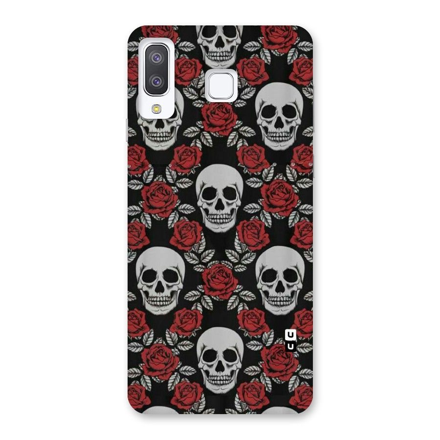 Grey Skulls Back Case for Galaxy A8 Star