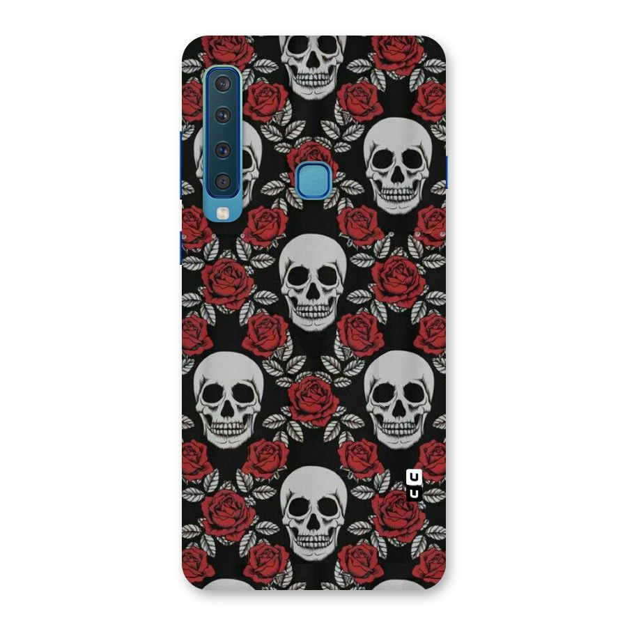 Grey Skulls Back Case for Galaxy A9 (2018)