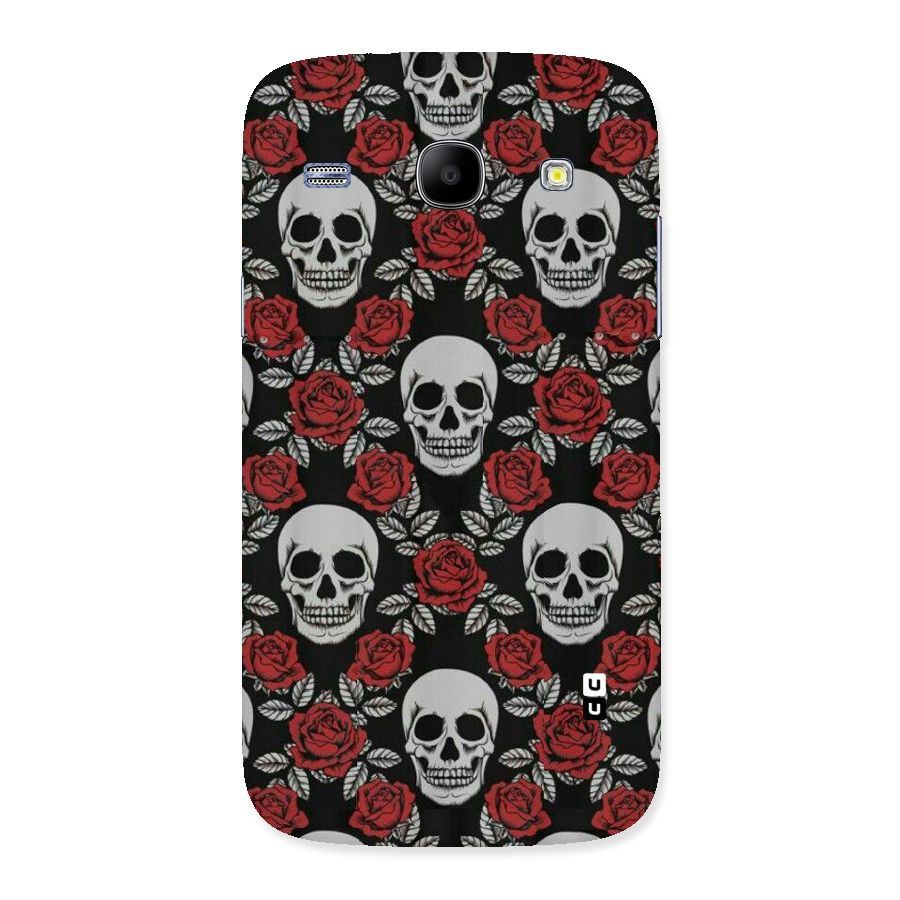 Grey Skulls Back Case for Galaxy Core