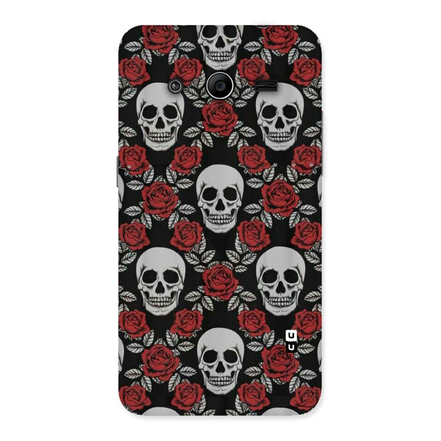 Grey Skulls Back Case for Galaxy Core 2