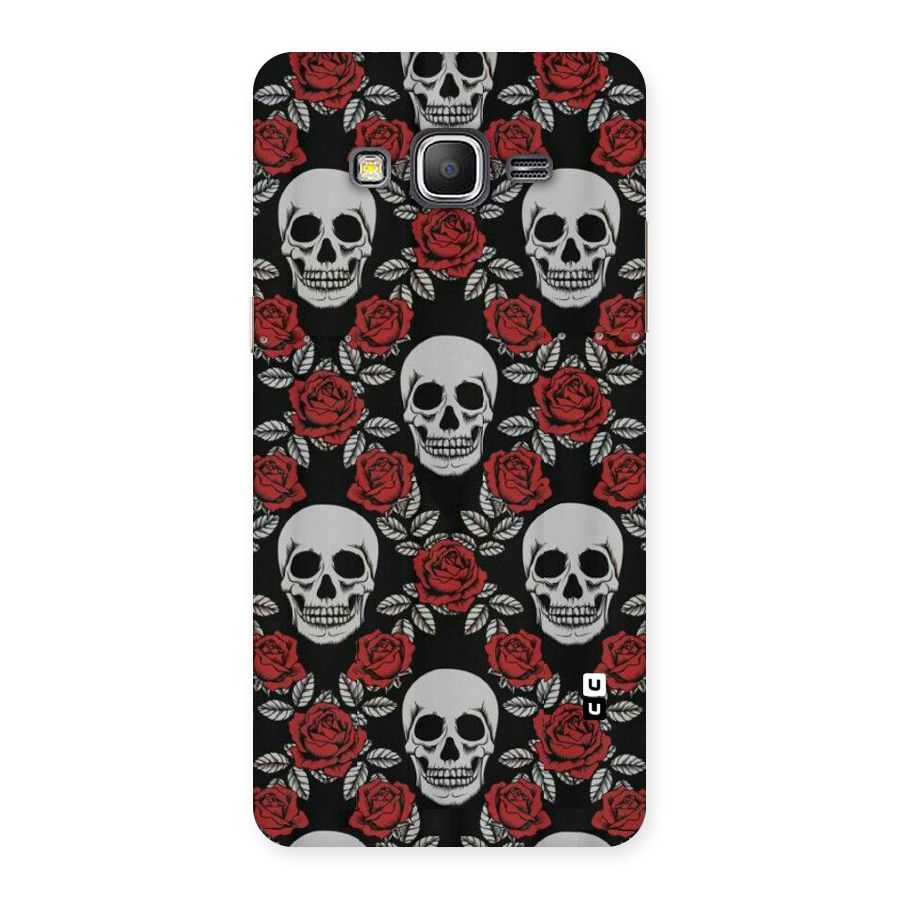 Grey Skulls Back Case for Galaxy Grand Prime