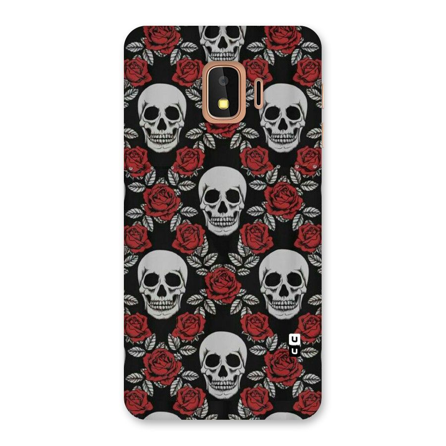 Grey Skulls Back Case for Galaxy J2 Core