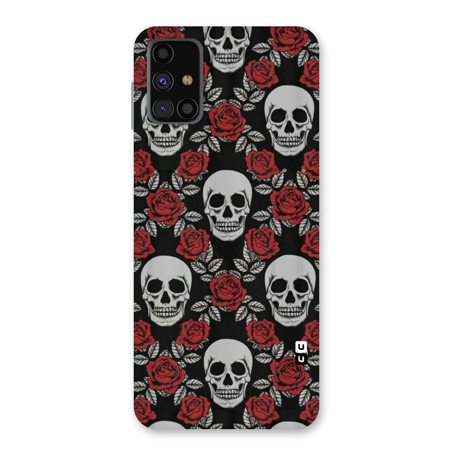 Grey Skulls Back Case for Galaxy M31s