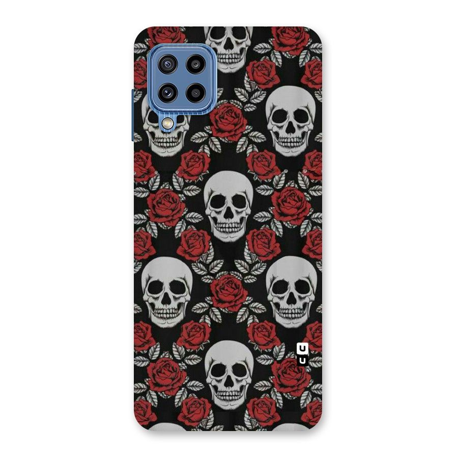 Grey Skulls Back Case for Galaxy M32