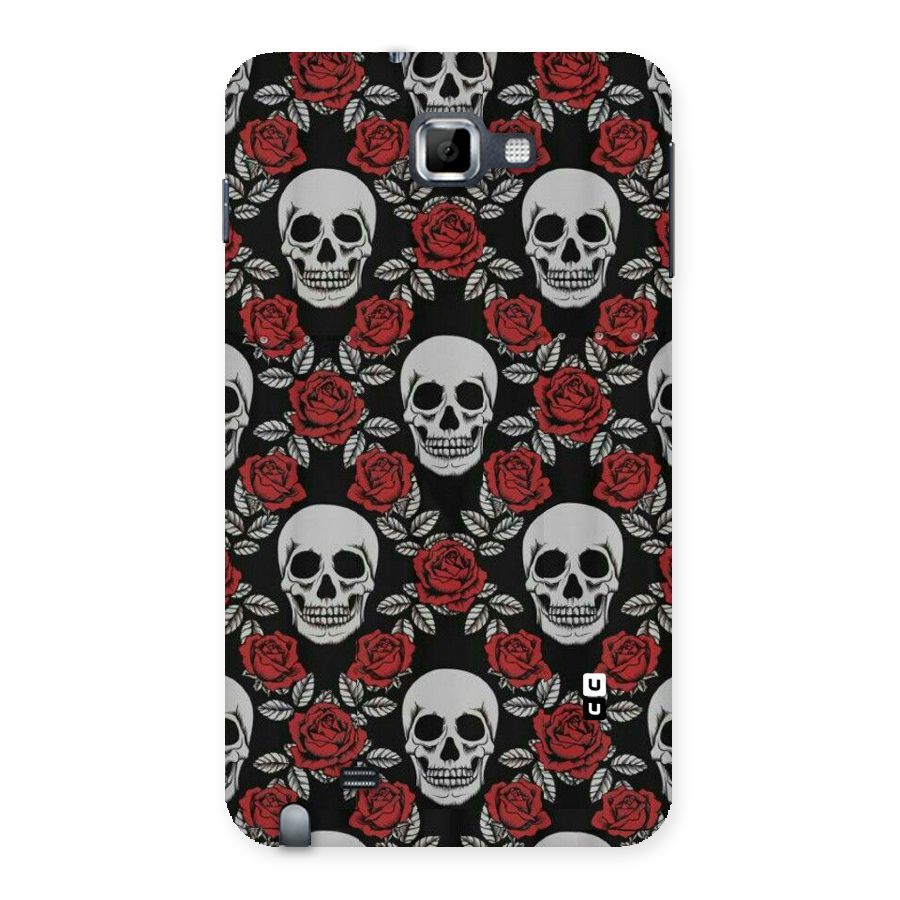 Grey Skulls Back Case for Galaxy Note