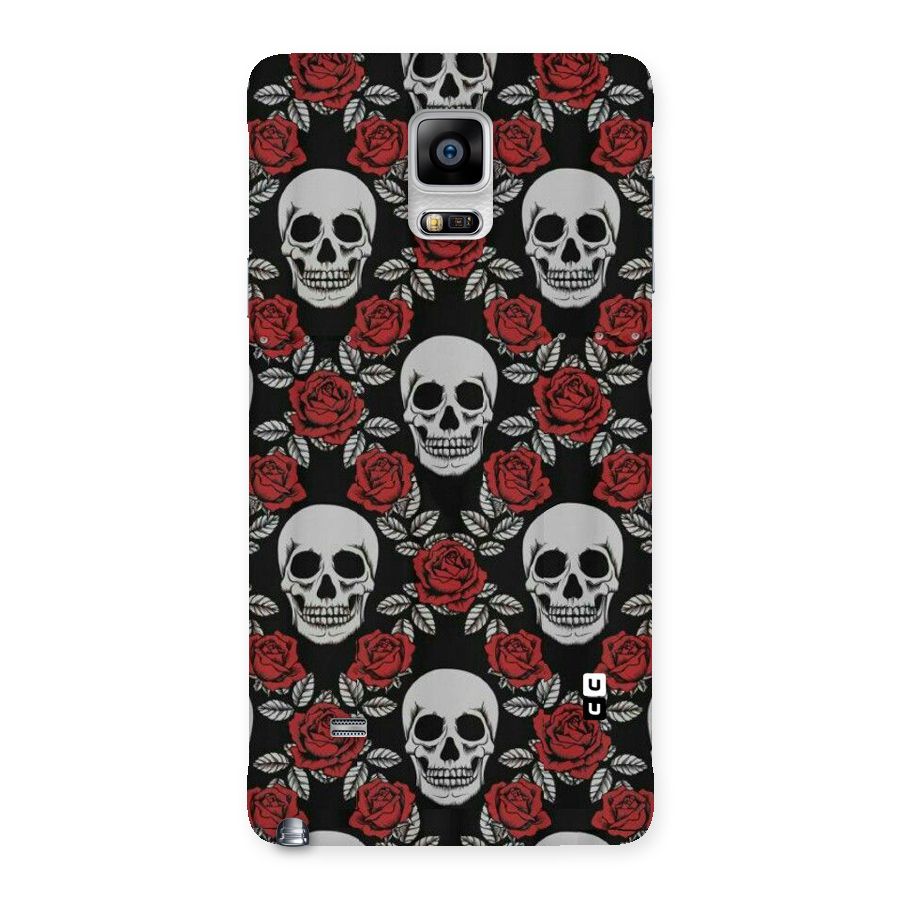 Grey Skulls Back Case for Galaxy Note 4