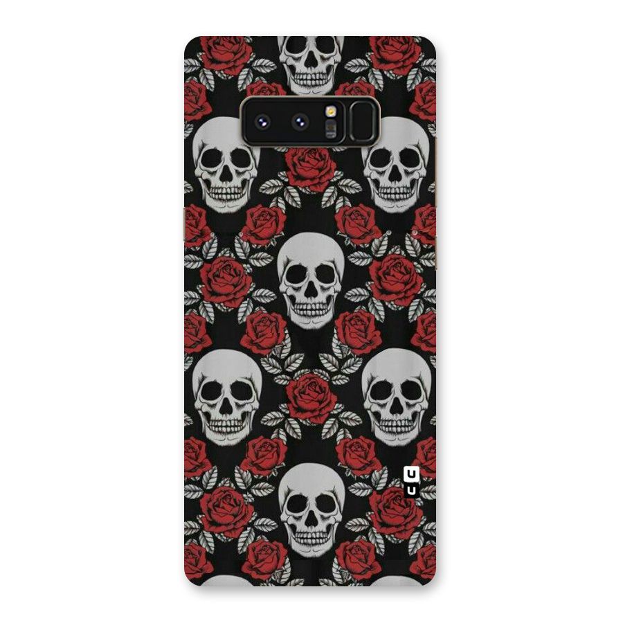 Grey Skulls Back Case for Galaxy Note 8
