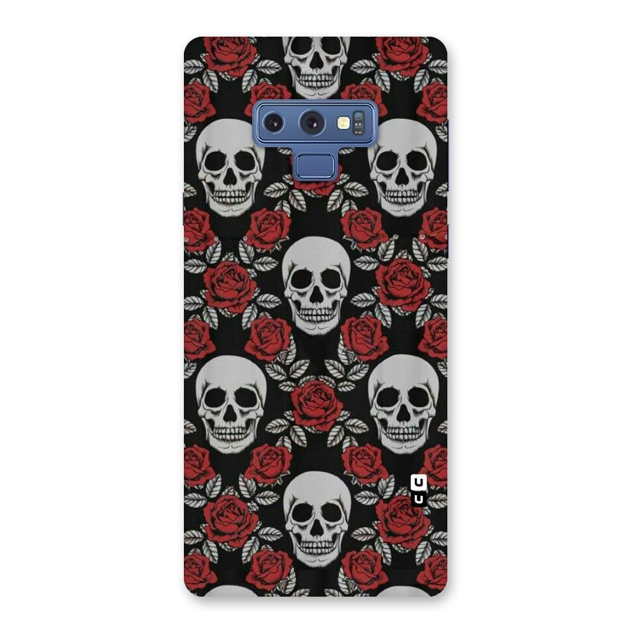 Grey Skulls Back Case for Galaxy Note 9
