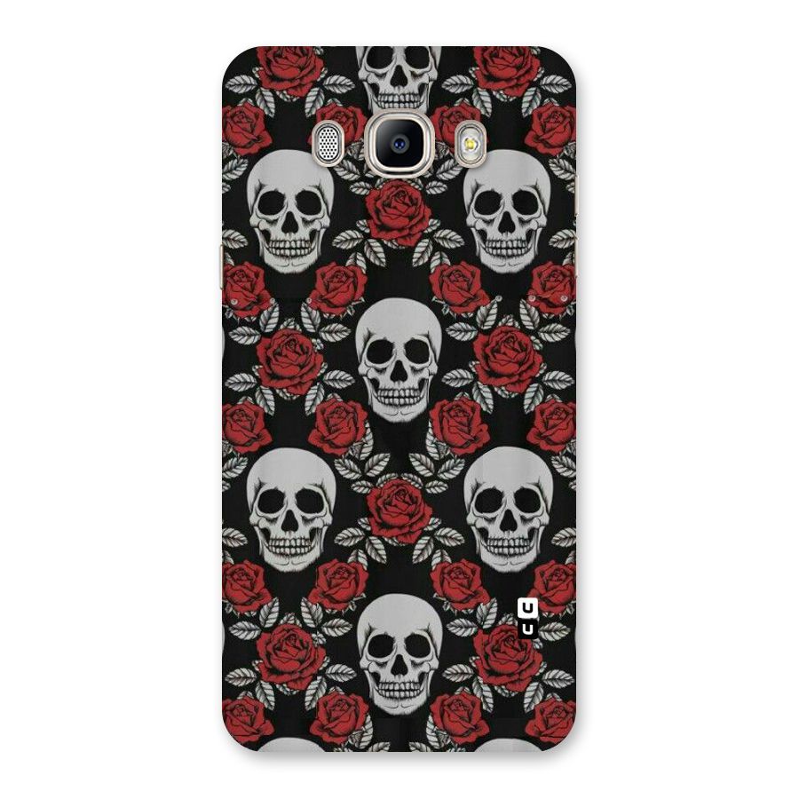 Grey Skulls Back Case for Galaxy On8