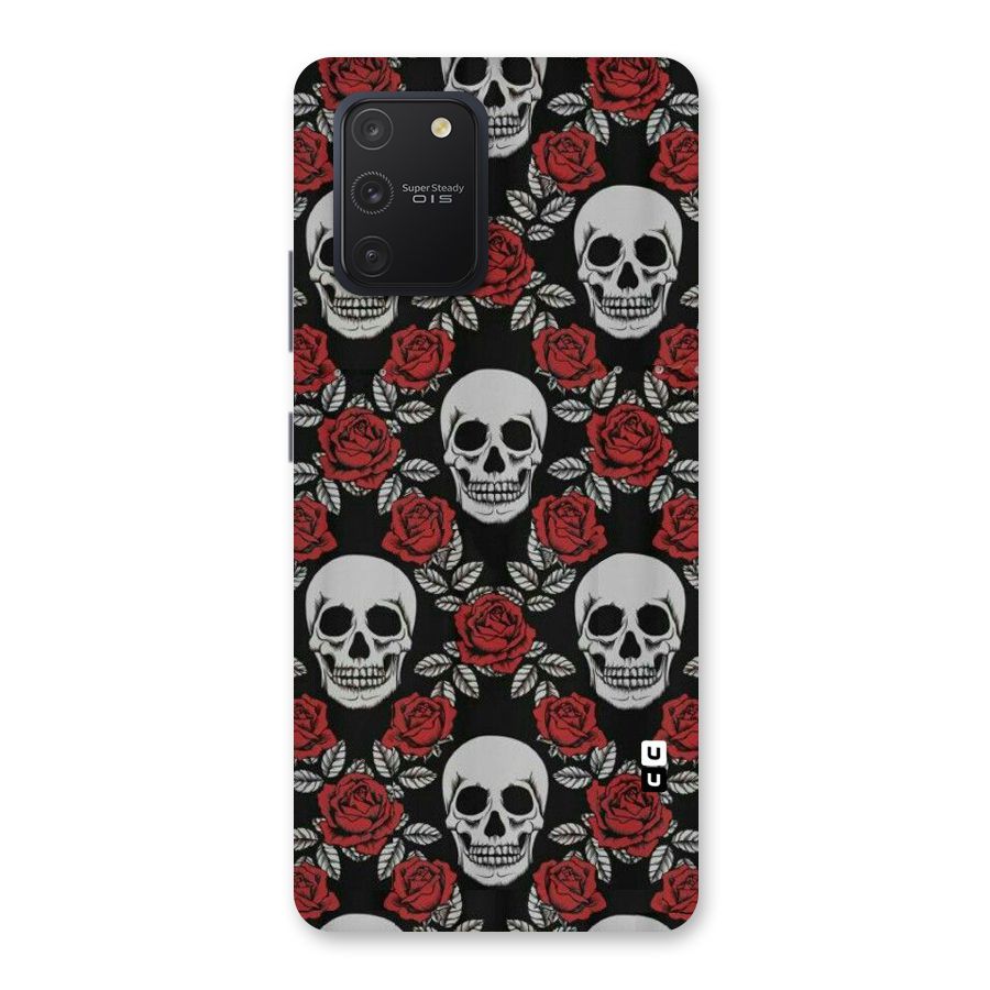 Grey Skulls Back Case for Galaxy S10 Lite