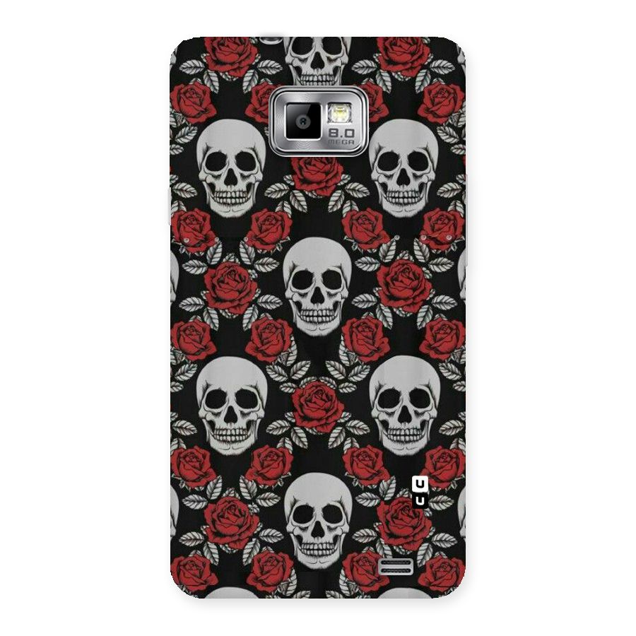 Grey Skulls Back Case for Galaxy S2