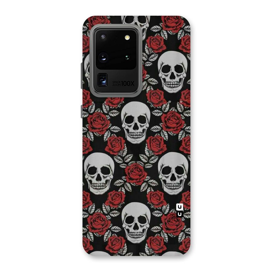 Grey Skulls Back Case for Galaxy S20 Ultra