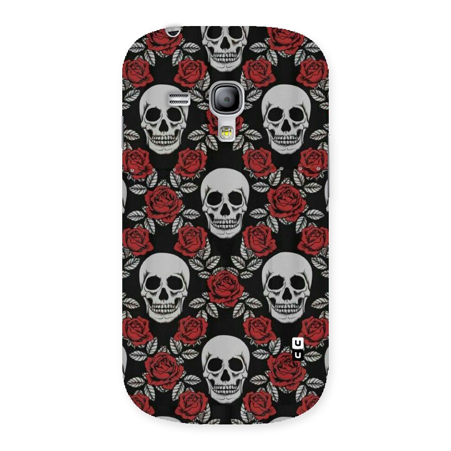 Grey Skulls Back Case for Galaxy S3 Mini