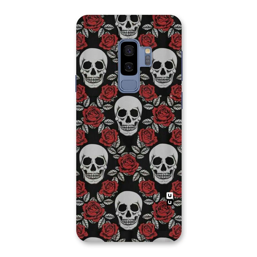 Grey Skulls Back Case for Galaxy S9 Plus